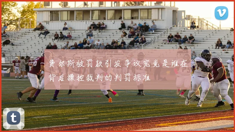费尔斯被罚款引发争议究竟是谁在背后操控裁判的判罚标准